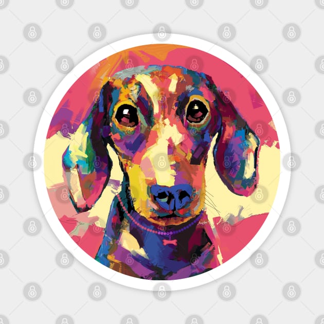 Dachshund Magnet by mailsoncello